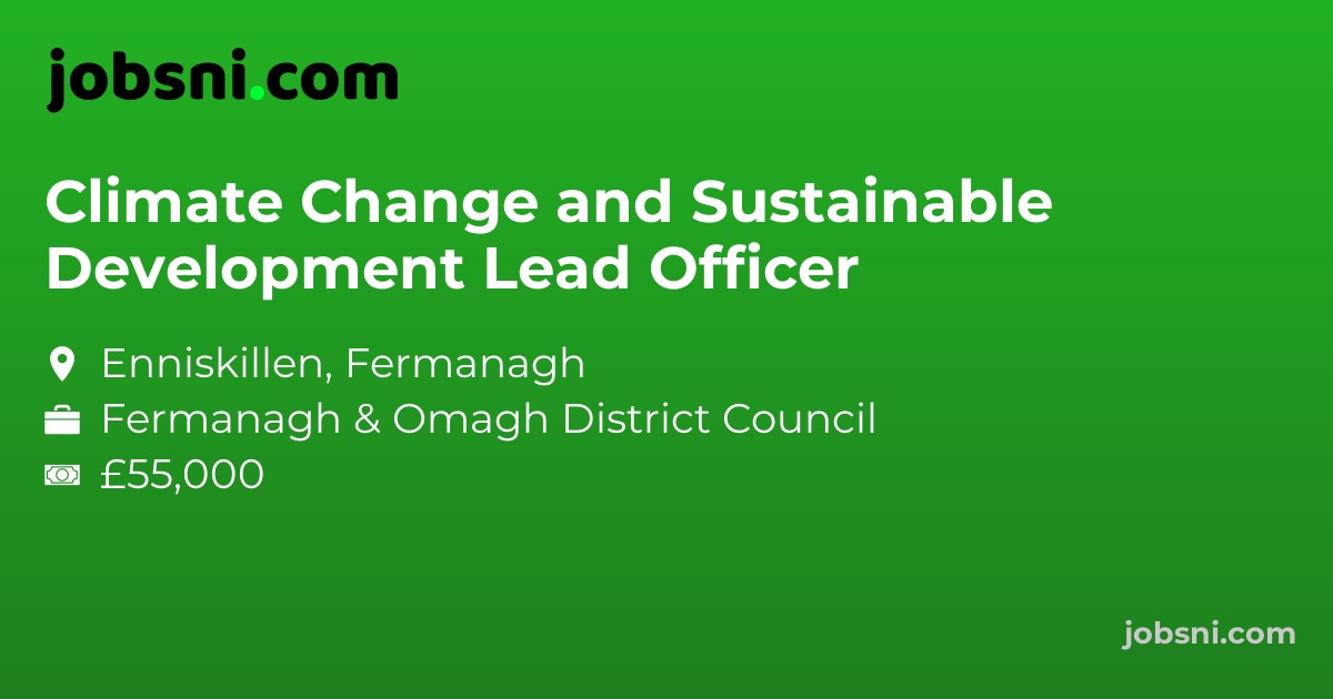 Climate Change and Sustainable Development Lead Officer