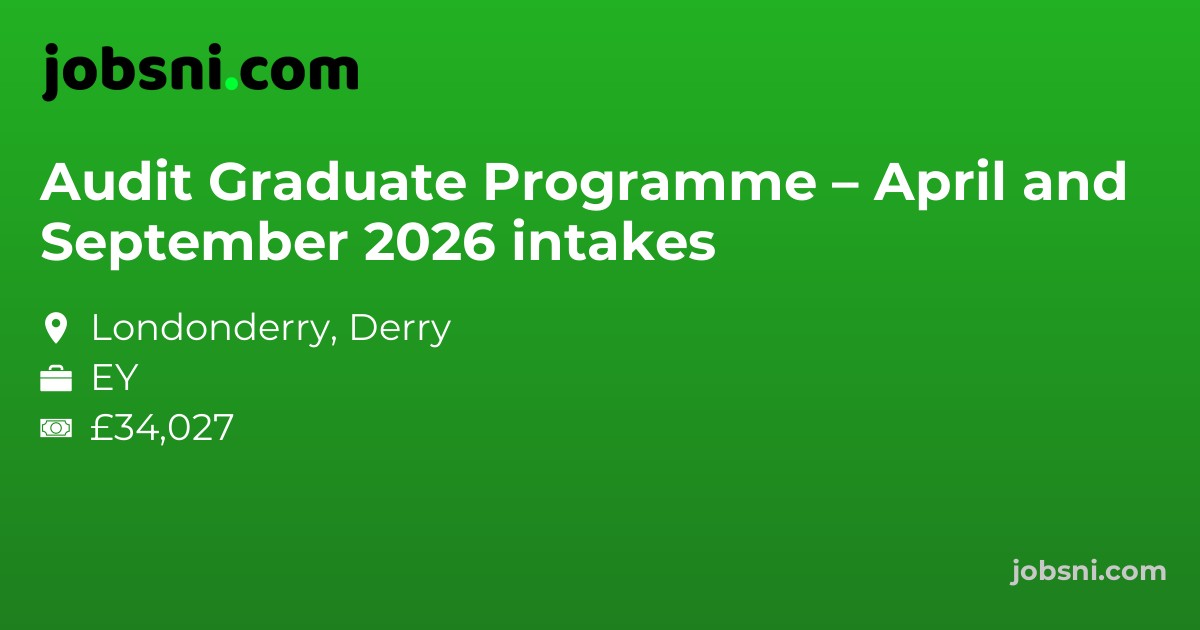 Audit Graduate Programme – April and September 2026 intakes