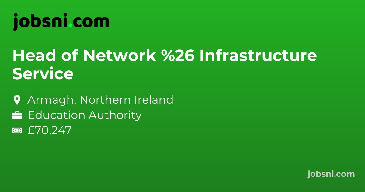 Head of Network %26 Infrastructure Service