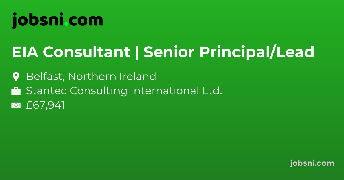 EIA Consultant | Senior Principal/Lead