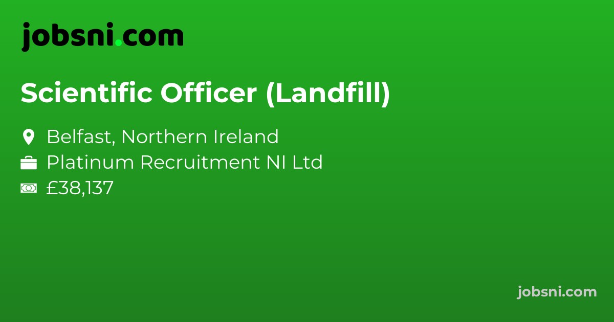Scientific Officer (Landfill)