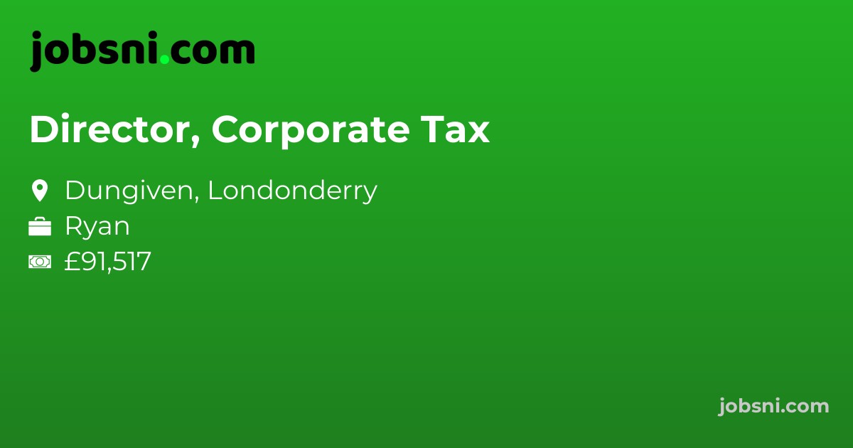 Director, Corporate Tax