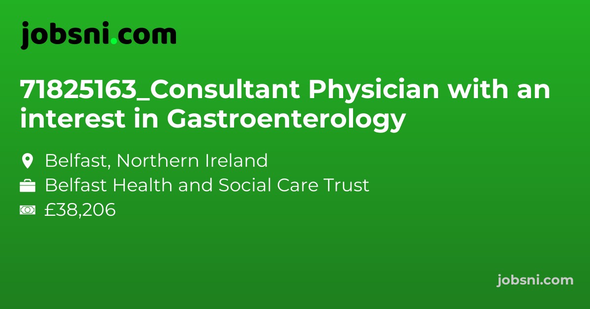 71825163_Consultant Physician with an interest in Gastroenterology