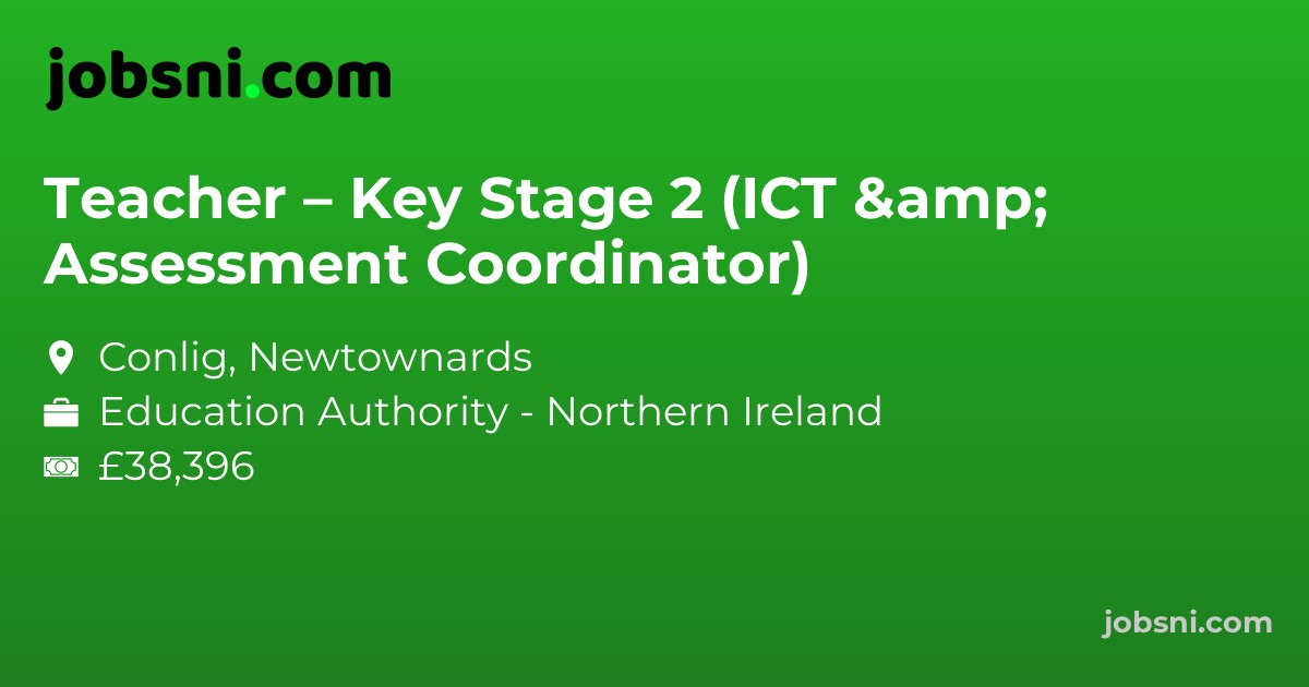Teacher – Key Stage 2 (ICT & Assessment Coordinator)