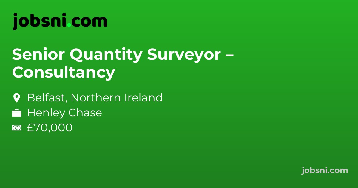 Senior Quantity Surveyor – Consultancy