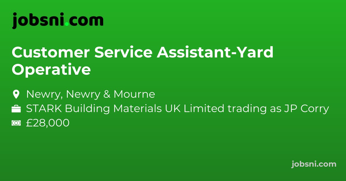 Customer Service Assistant-Yard Operative