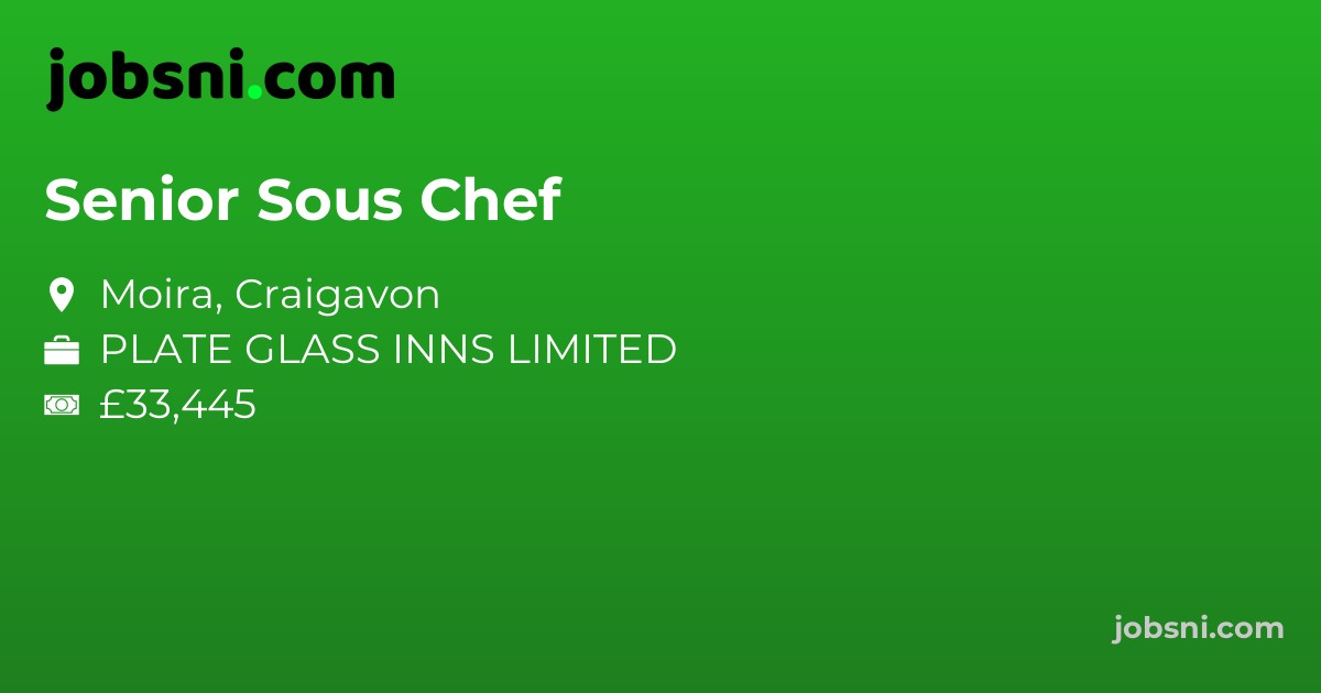 Senior Sous Chef