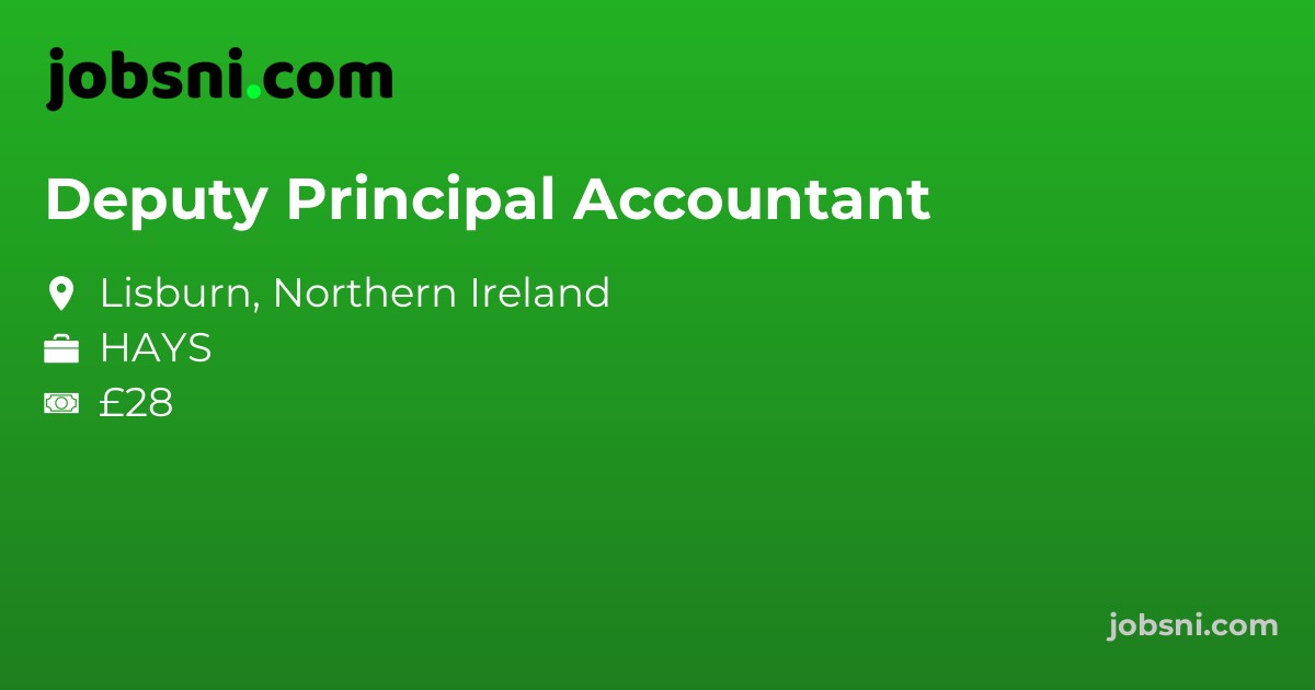 Deputy Principal Accountant