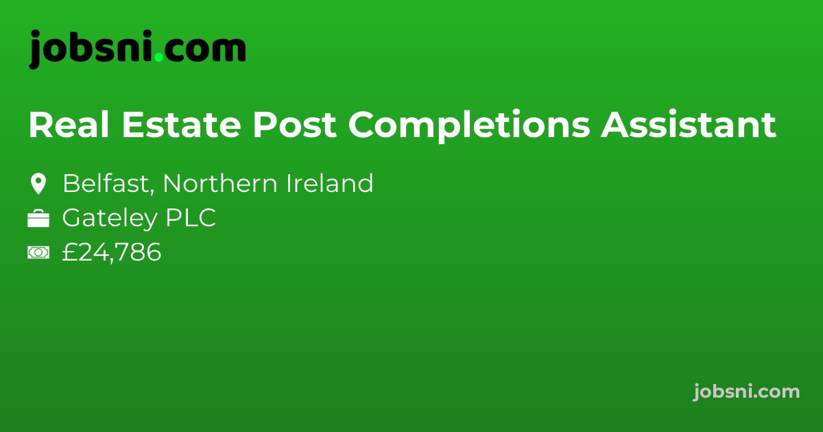 Real Estate Post Completions Assistant