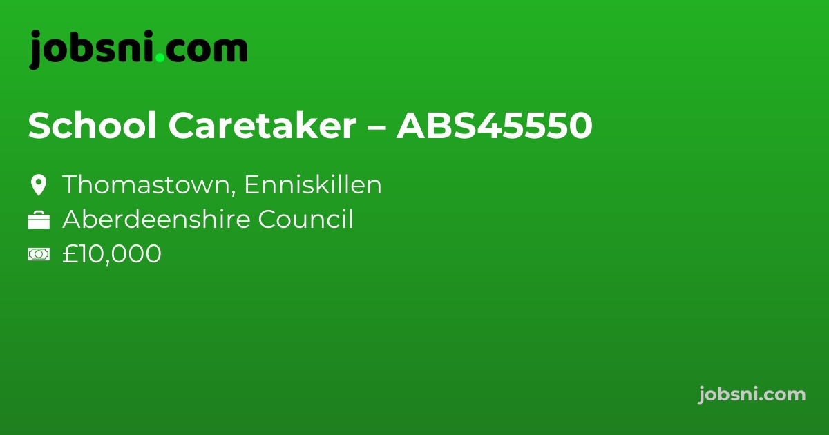School Caretaker – ABS45550