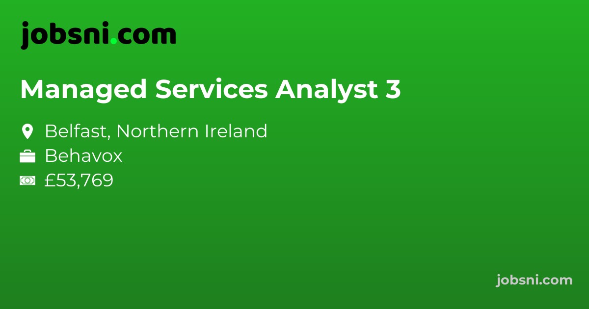 Managed Services Analyst 3