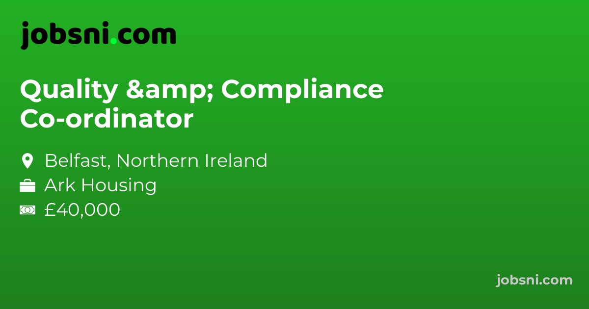 Quality & Compliance Co-ordinator