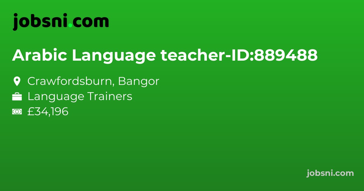 Arabic Language teacher-ID:889488