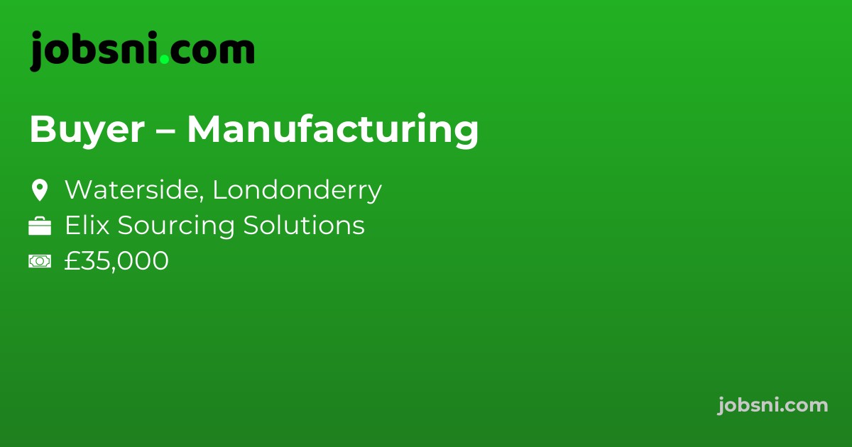 Buyer – Manufacturing
