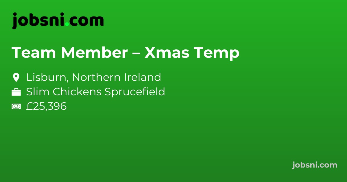 Team Member – Xmas Temp