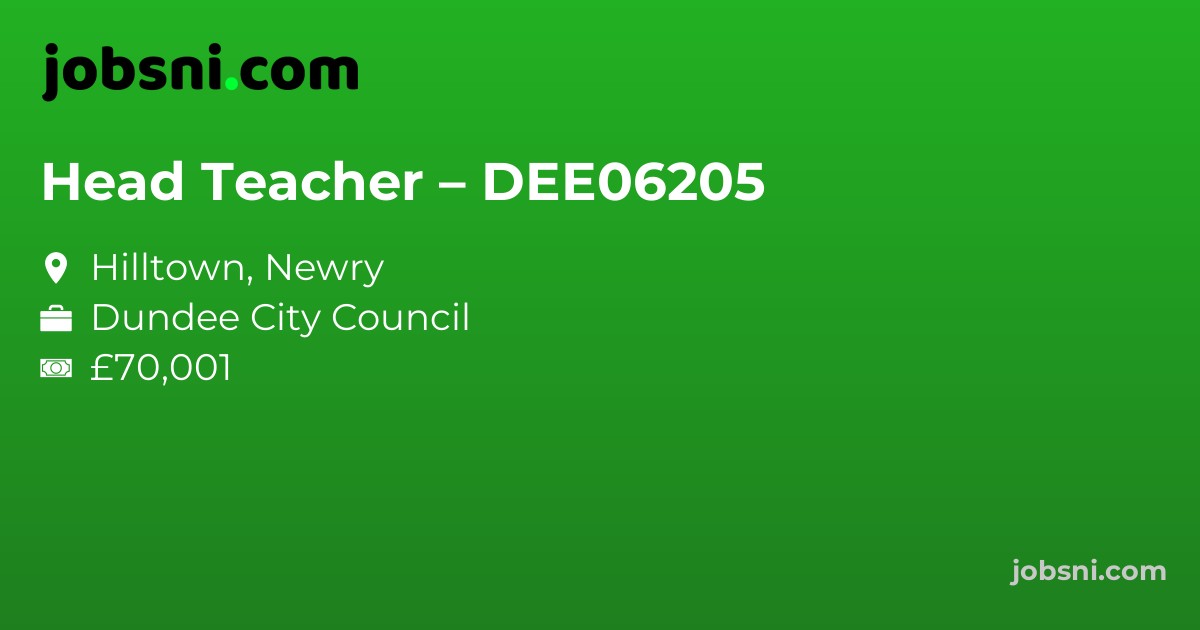 Head Teacher – DEE06205