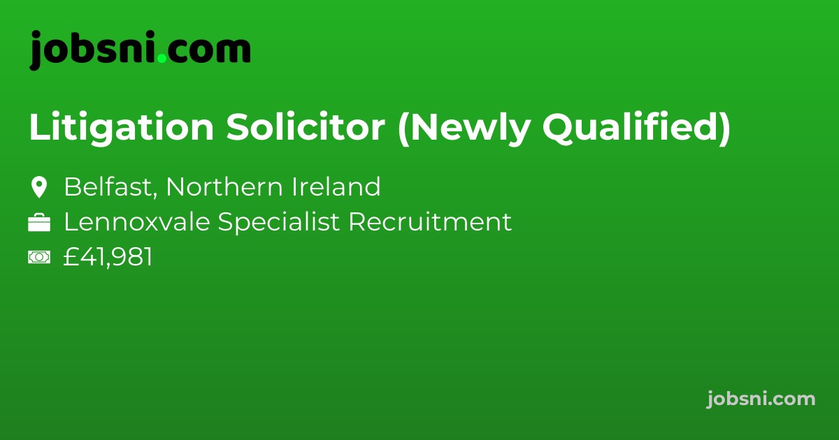 Litigation Solicitor (Newly Qualified)