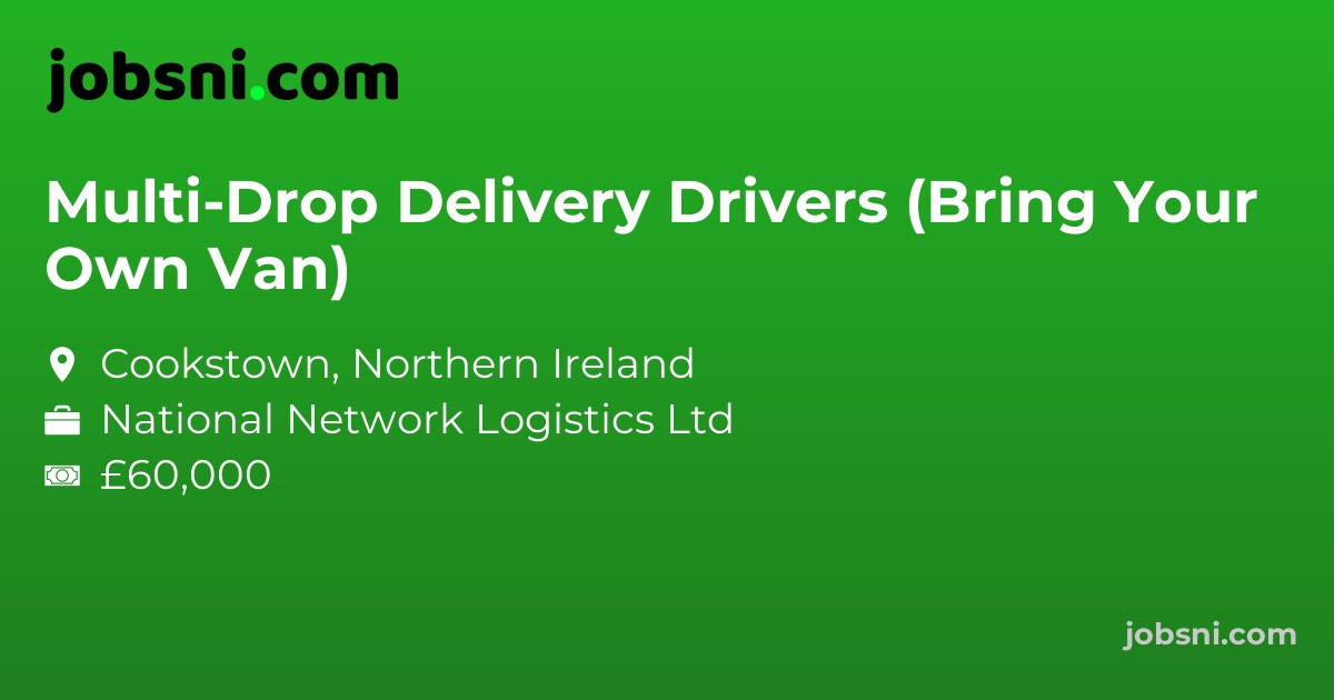 Multi-Drop Delivery Drivers (Bring Your Own Van)