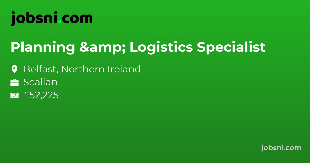 Planning & Logistics Specialist