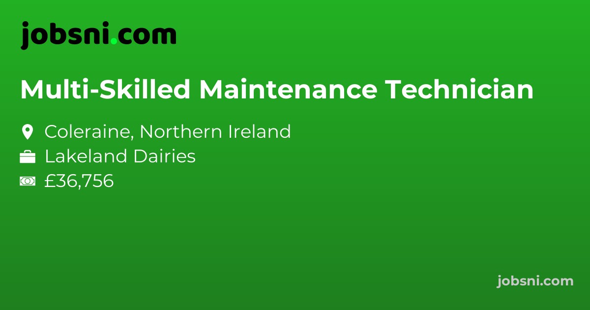 Multi-Skilled Maintenance Technician