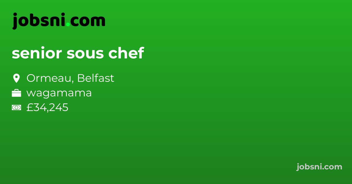 senior sous chef