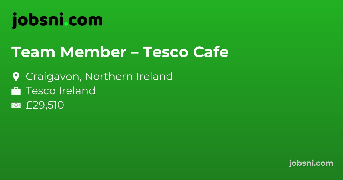 Team Member – Tesco Cafe