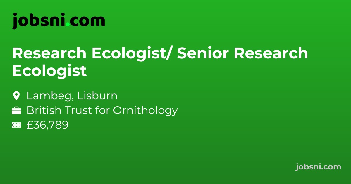 Research Ecologist/ Senior Research Ecologist