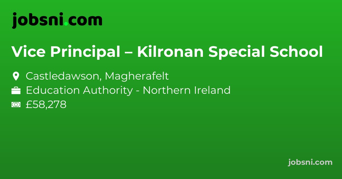 Vice Principal – Kilronan Special School