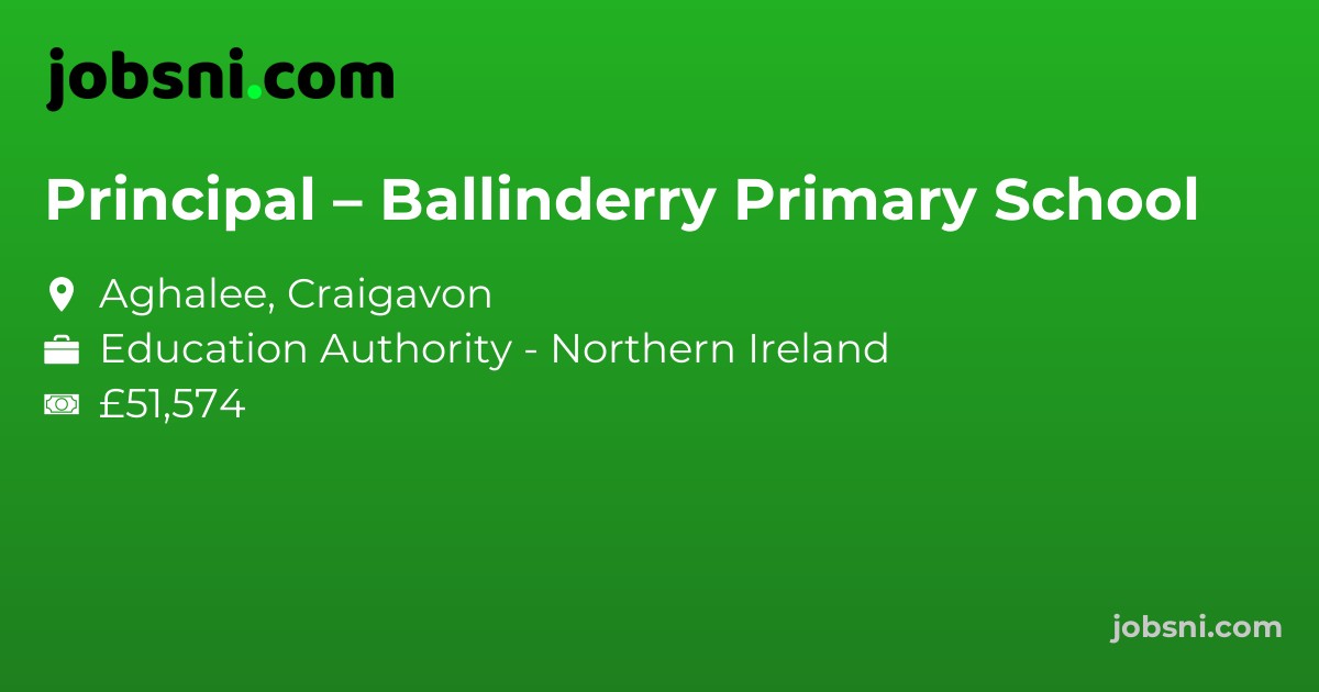Principal – Ballinderry Primary School