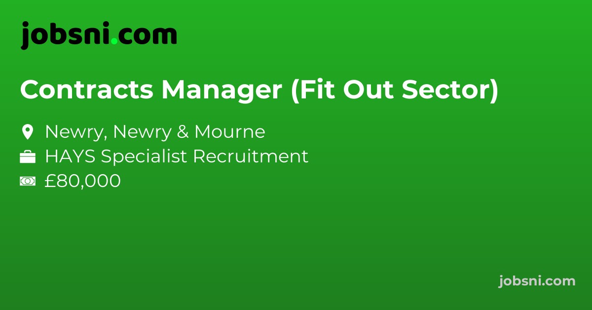 Contracts Manager (Fit Out Sector)
