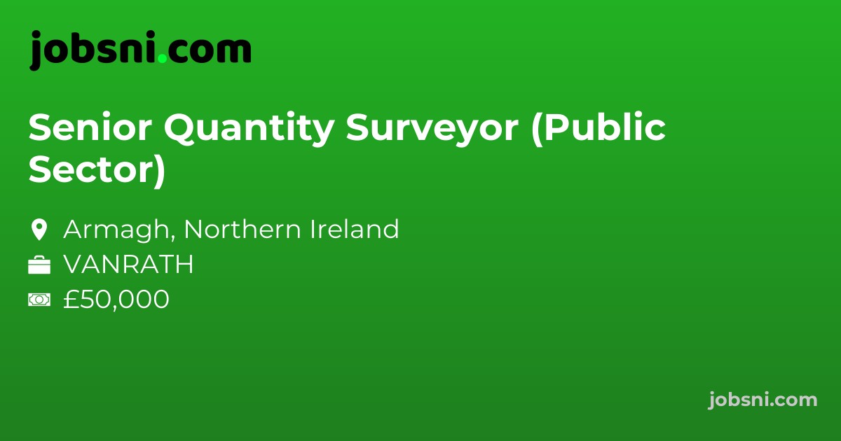 Senior Quantity Surveyor (Public Sector)