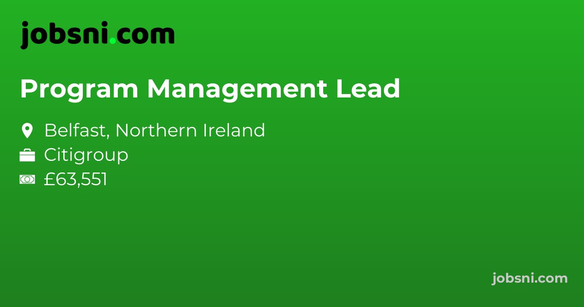 Program Management Lead