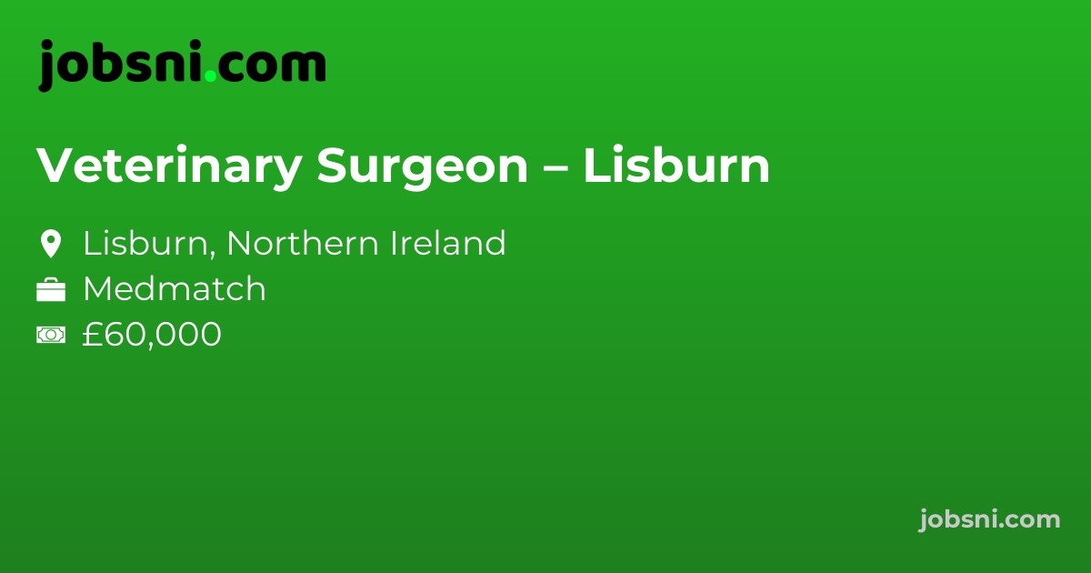 Veterinary Surgeon – Lisburn