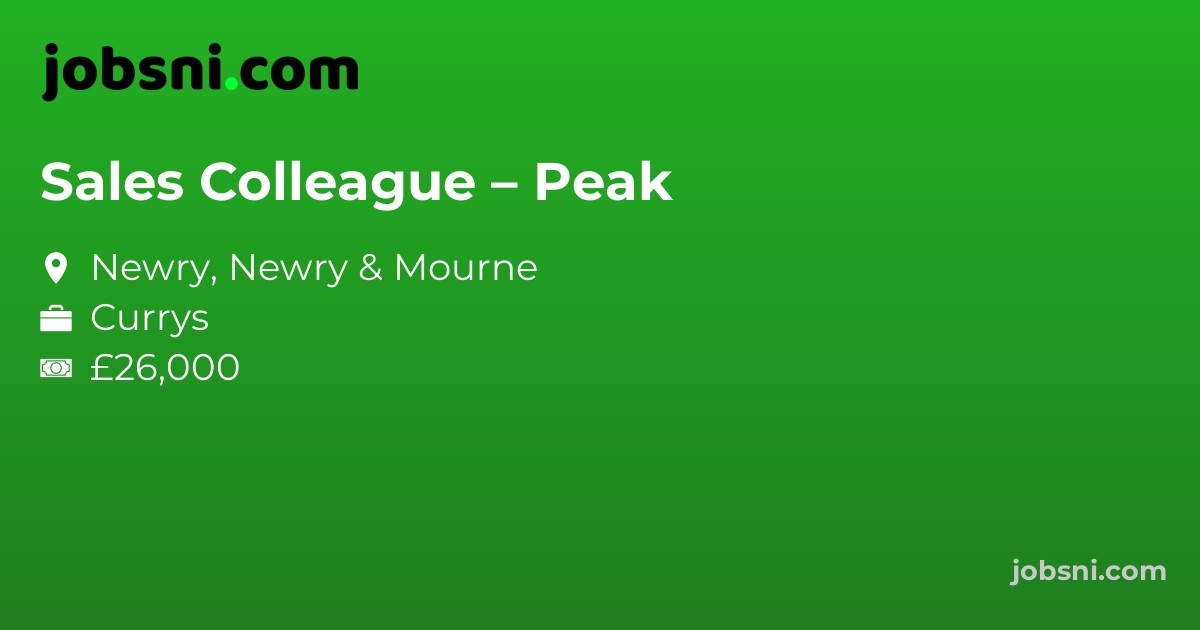 Sales Colleague – Peak
