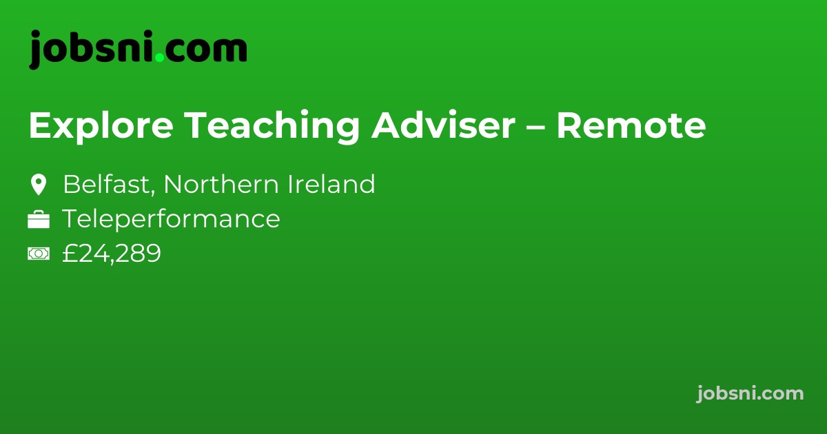 Explore Teaching Adviser – Remote