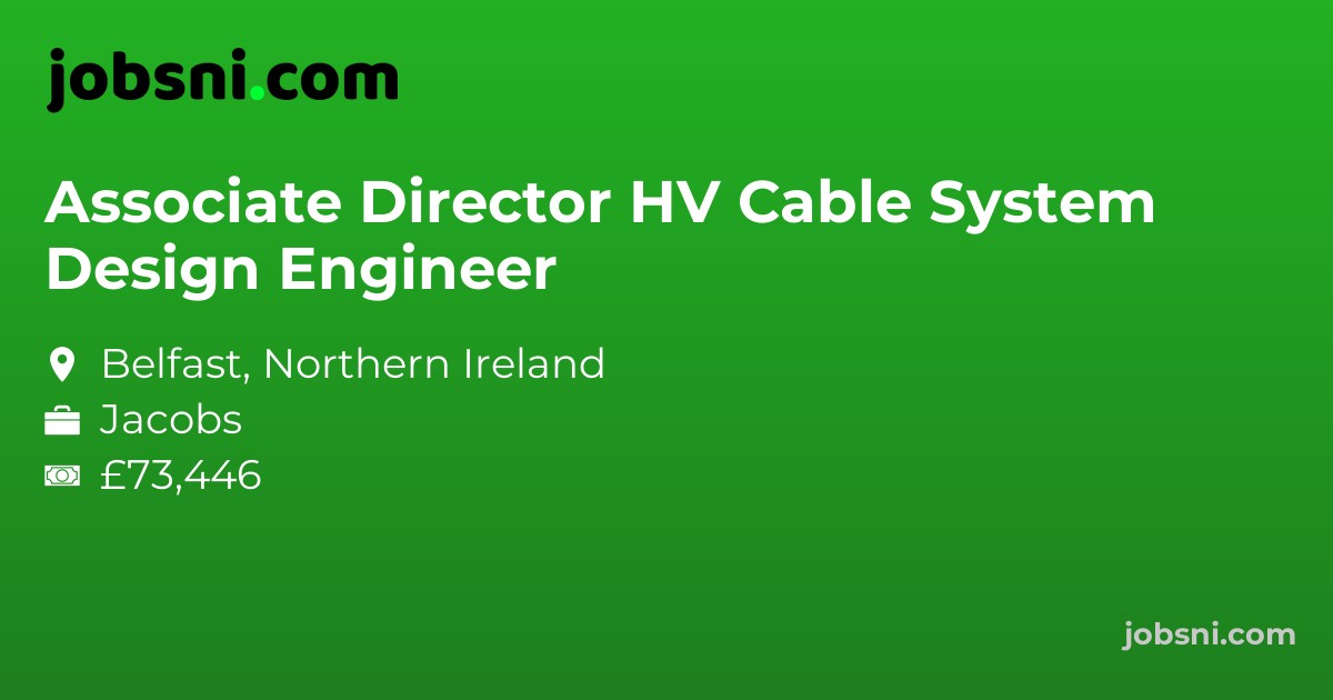 Associate Director HV Cable System Design Engineer