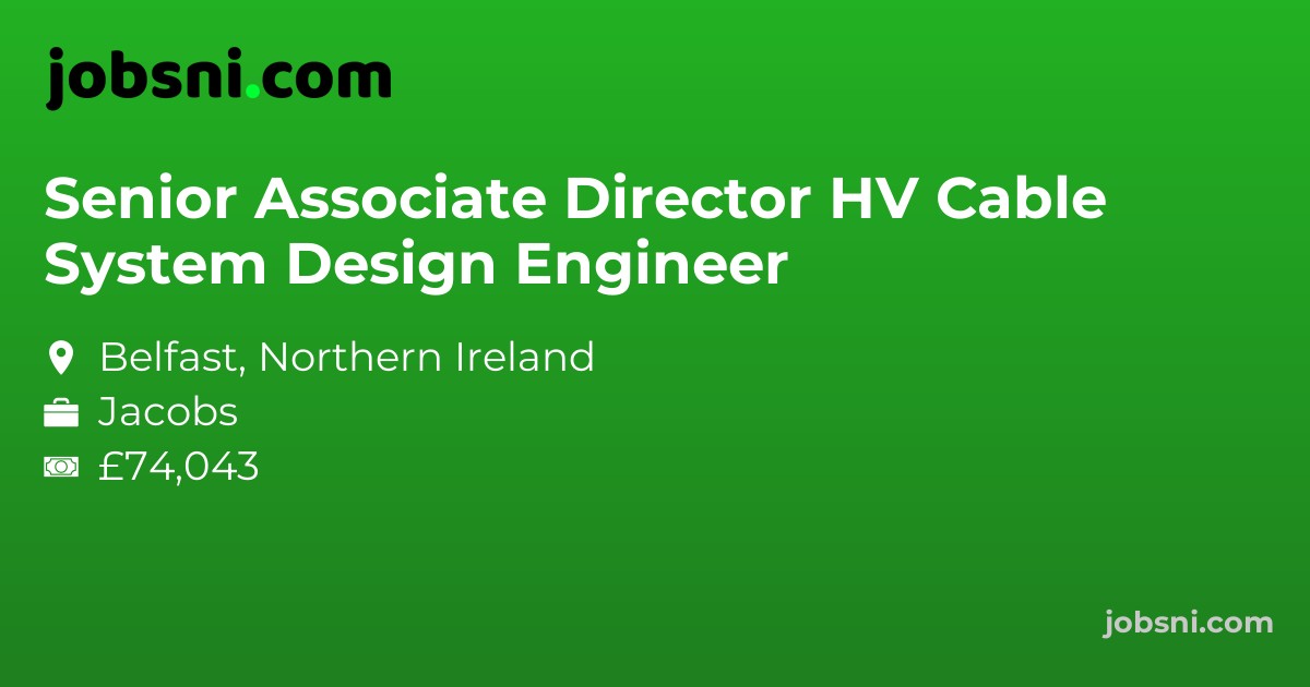 Senior Associate Director HV Cable System Design Engineer