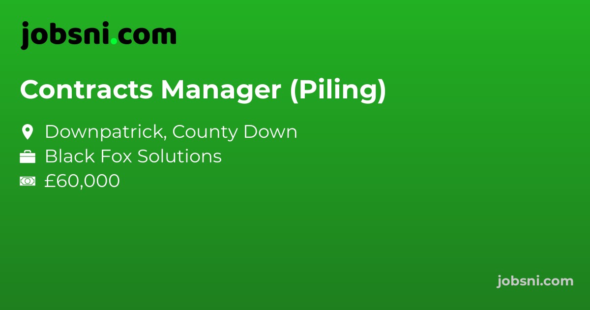 Contracts Manager (Piling)