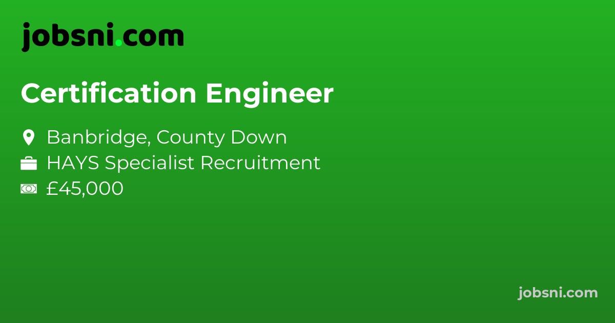 Certification Engineer