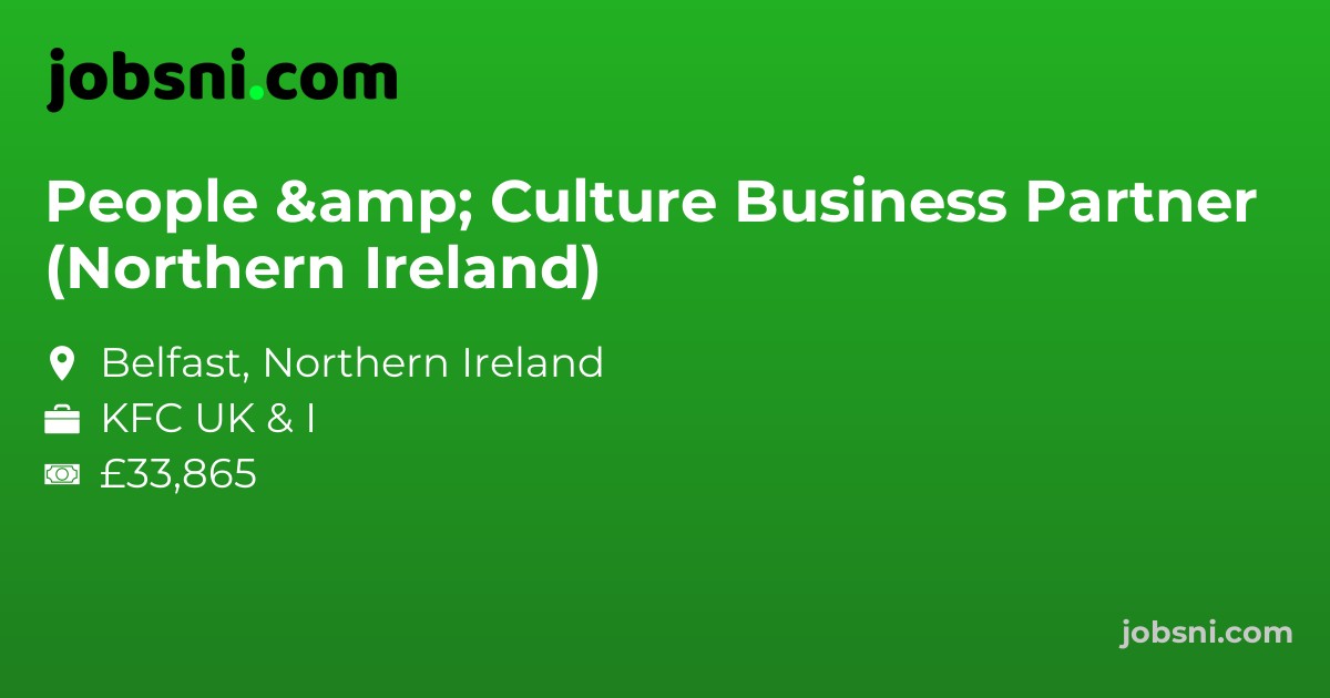 People & Culture Business Partner (Northern Ireland)