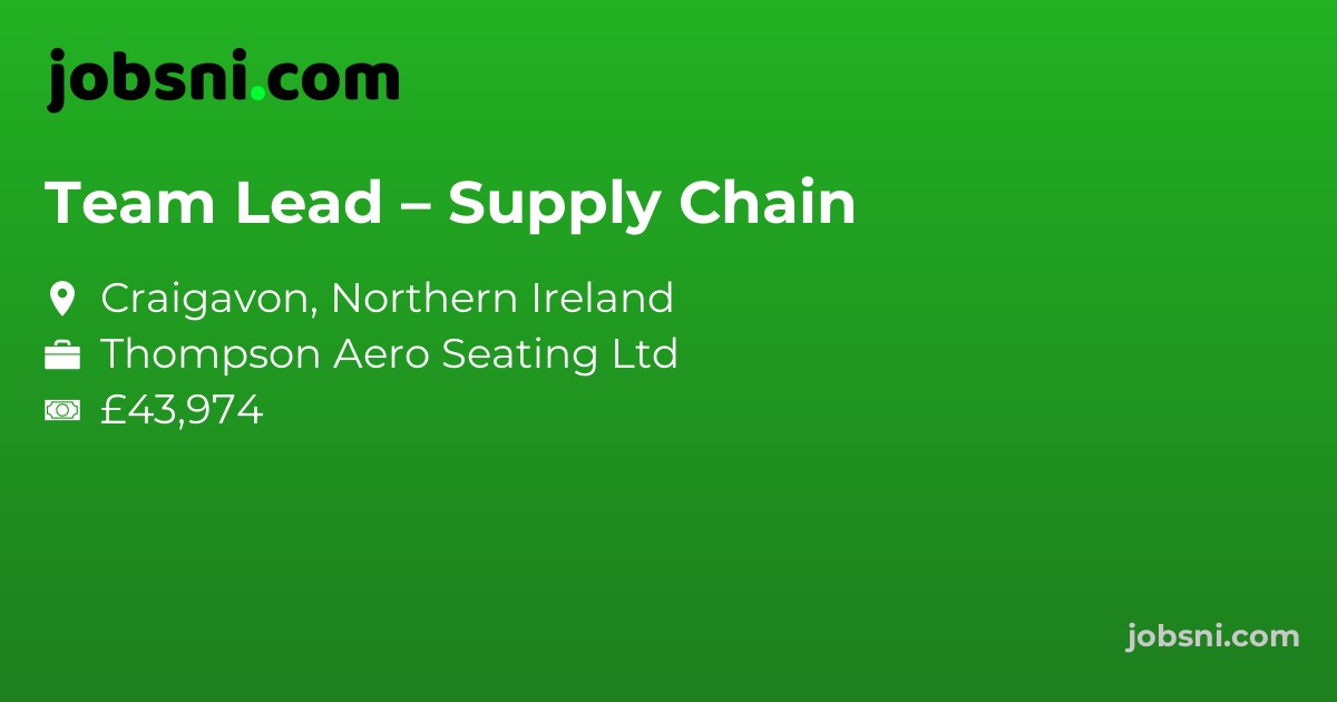 Team Lead – Supply Chain
