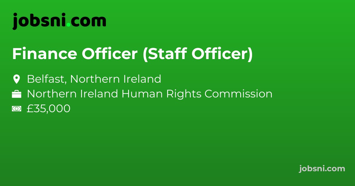 Finance Officer (Staff Officer)