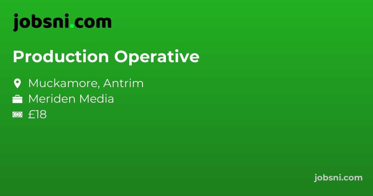 Production Operative