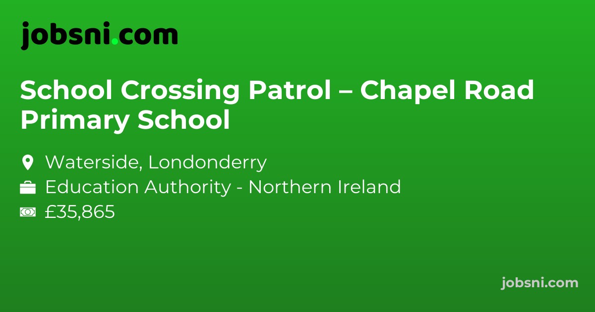 School Crossing Patrol – Chapel Road Primary School