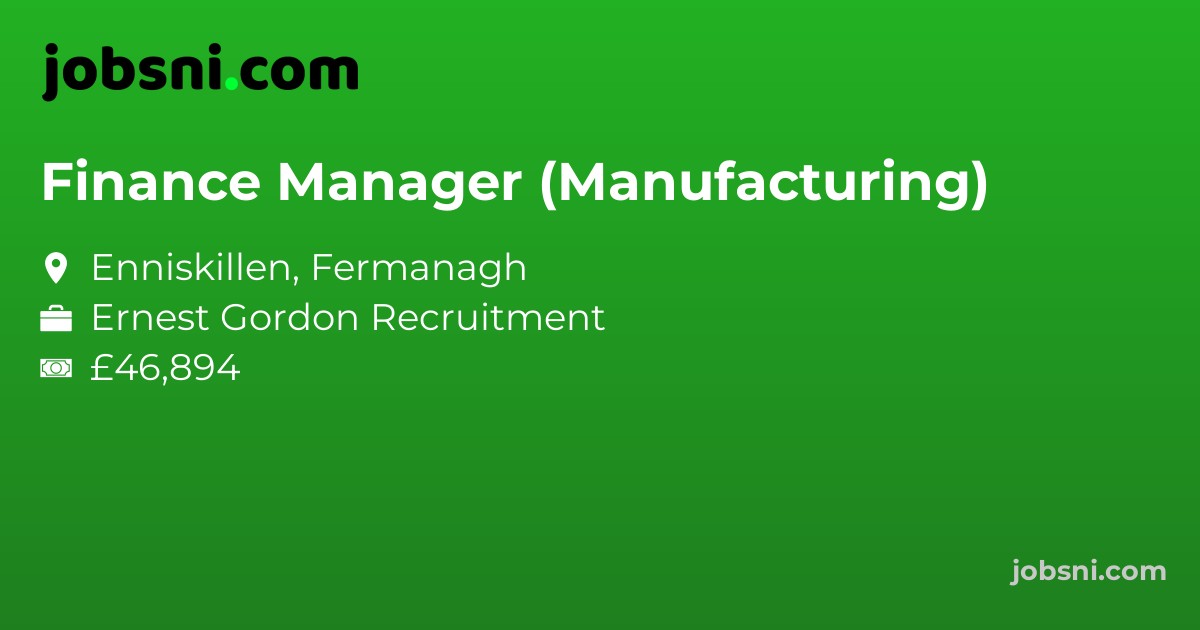 Finance Manager (Manufacturing)