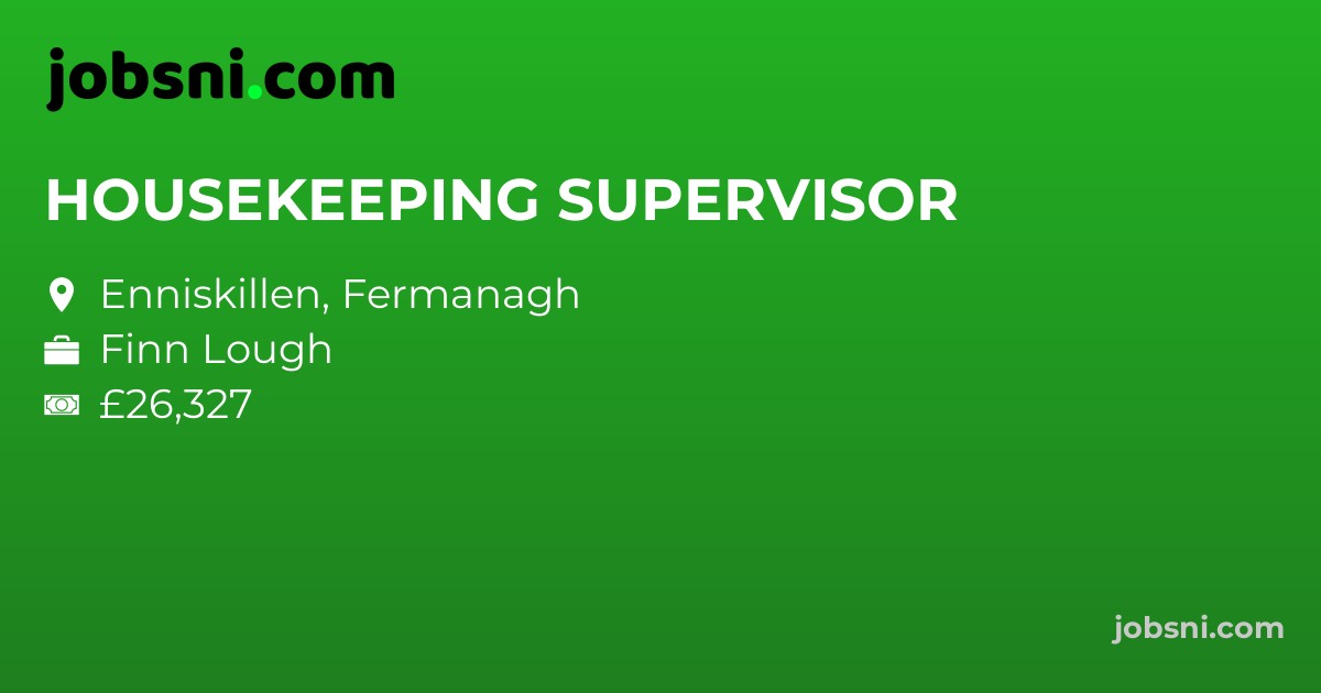 HOUSEKEEPING SUPERVISOR
