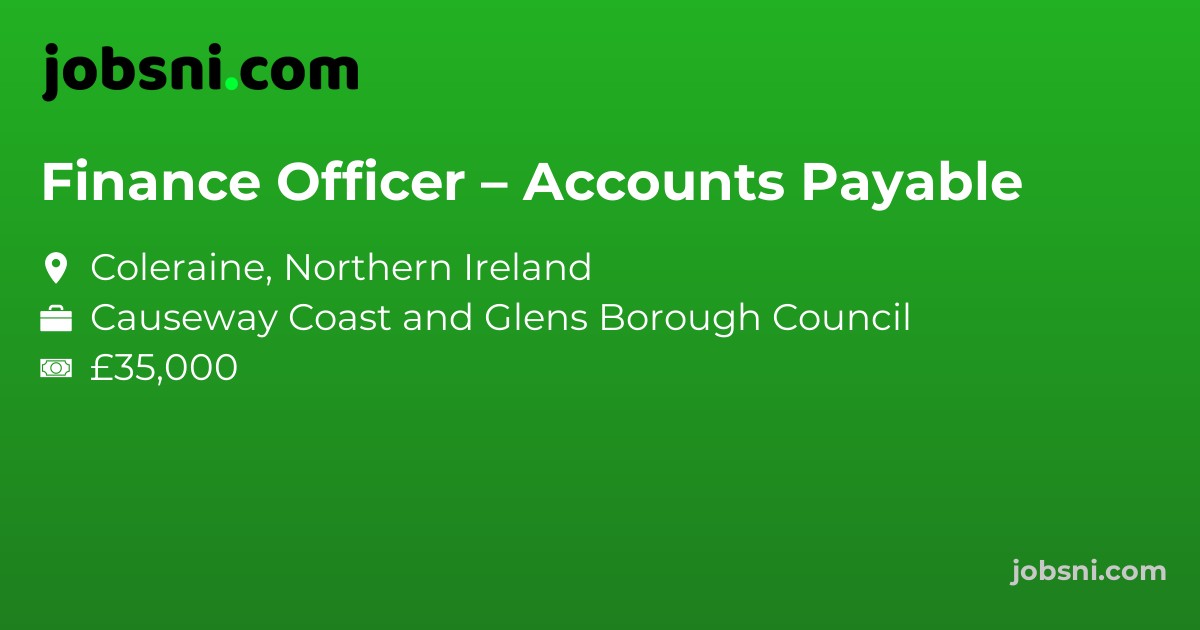 Finance Officer – Accounts Payable