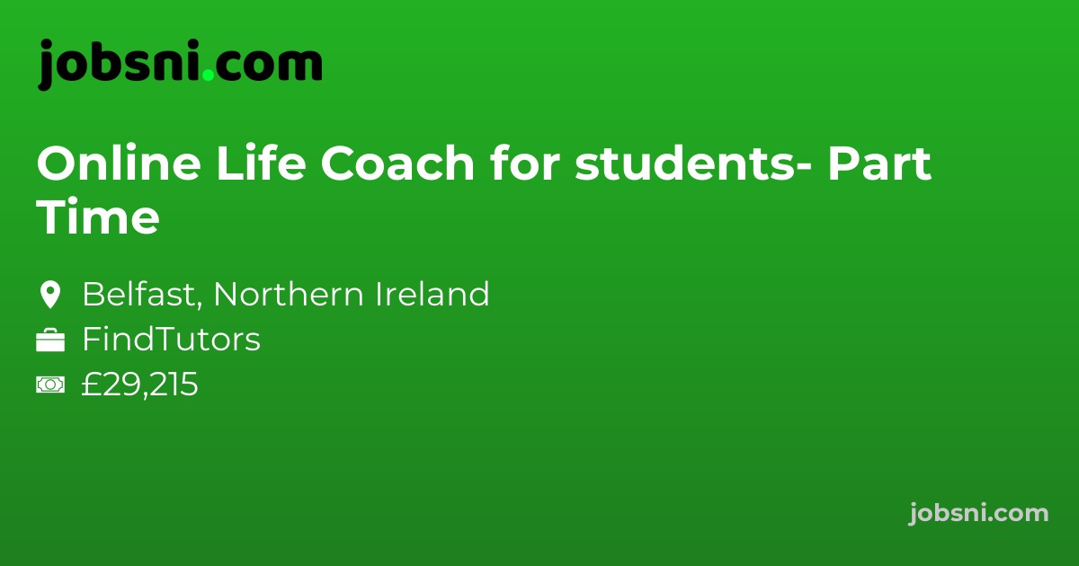Online Life Coach for students- Part Time
