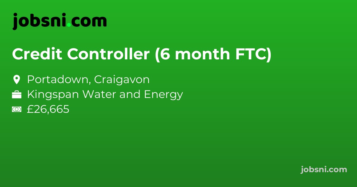 Credit Controller (6 month FTC)