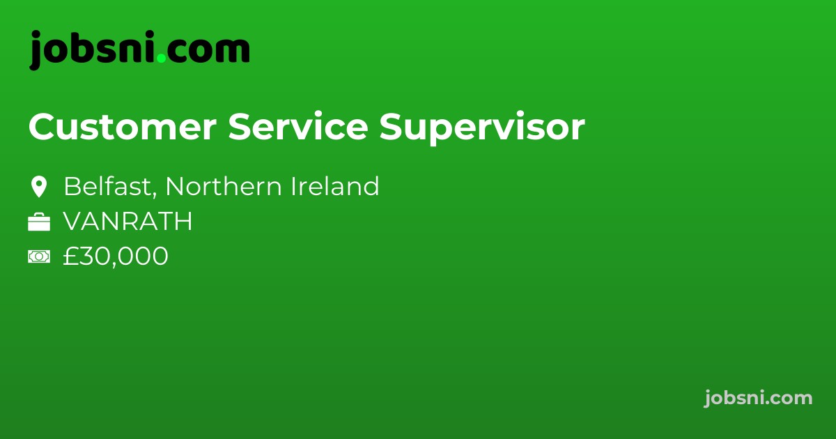 Customer Service Supervisor